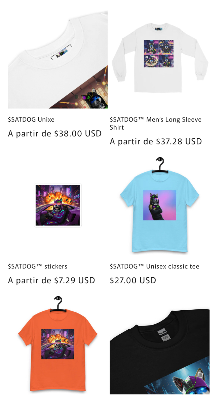 $SATDOG Official Merchandise